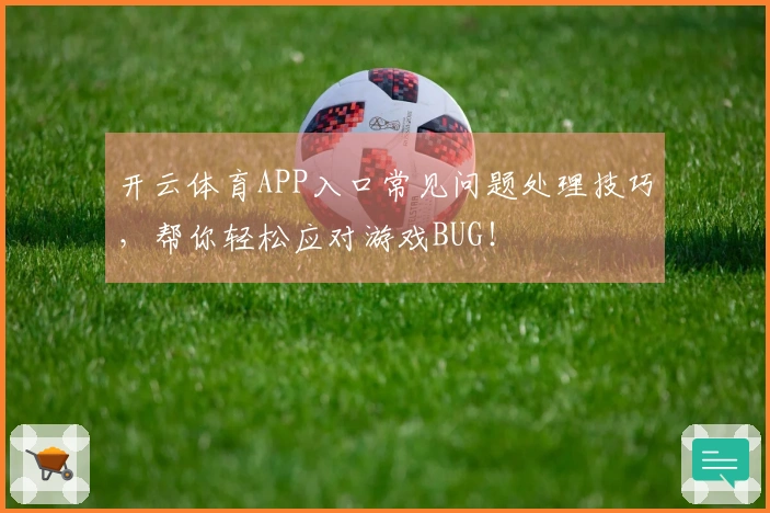 开云体育APP入口常见问题处理技巧，帮你轻松应对游戏BUG！